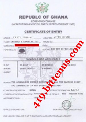 Entry permit